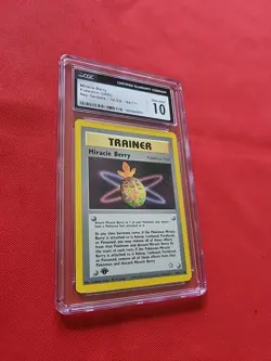 GEM MINT Pokemon: Miracle Berry #94/111 1st Edition Neo Genesis - CGC 10 - A61 - Image 5