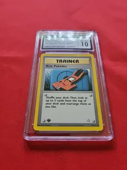 GEM MINT Pokemon: New Pokedex #95/111 1st Edition Neo Genesis 2000 - CGC 10 -A63 - Image 3