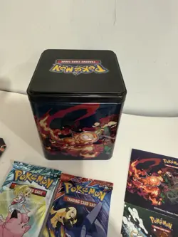 Pokemon TCG Stacking Tins Factory - 2025 8 Booster Packs, 2 Stickers Bonus Lot - Image 3