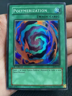 Yu-Gi-Oh! Wavy/Faded Polymerization Lob-059 1st Edition NM CLEAN TCG - Image 2