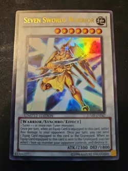 Yugioh Seven Swords Warrior Limited Edition Ultra Rare JUMP-EN047 NM - Image 1