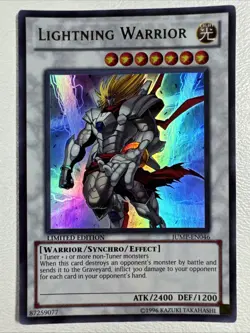 Lightning Warrior #JUMP-EN046 Ultra Rare Holo NM Yugioh - Image 1