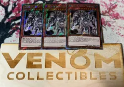 3x (M/NM) - Ancient Gear Golem - RA03-EN151 - Platinum Rare - 1st Edition YuGiOh - Image 1