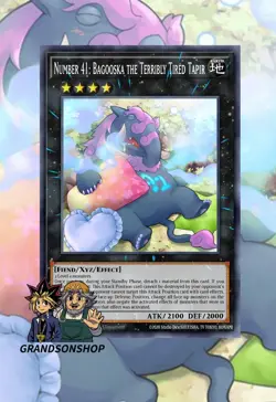 Yu-Gi-Oh! Number 41: Bagooska The Terribly Tired Tapir VASM-EN044 Rare - Image 1