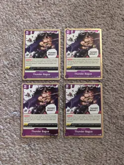 4x One Piece Card Game Thunder Bagua OP01-119 English - Image 1