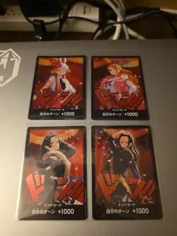 DON !! Nami Hancock Robin Uta 4 set Heroines Edition ONE PIECE Card Japanese - Image 1