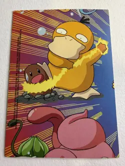 Pokemon 2000 #25 Pikachu Surfing Series 2 Topps Card Rare Blue Logo 1st ED Print - Image 2