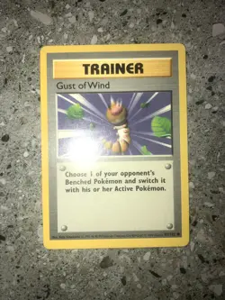 Pokemon TCG Cards SHADOWLESS Base Set Gust of Wind 93/102 LP - Image 3