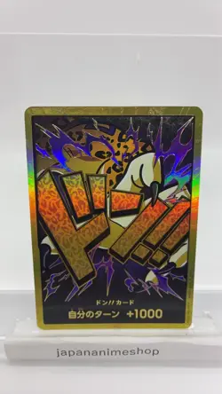 DON !! Card [Gold Frame] (Rob Lucci) ONE PIECE Card The Best PRB-01 Japanese - Image 1
