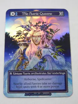 The Faerie Queene Foil Sorcery Contested Realm Arthurian Legends Unique Card TCG - Image 1