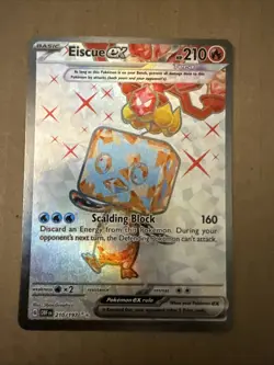 Pokemon SV03: Obsidian Flames #210/197 Eiscue ex Holo Card CHD - Image 1