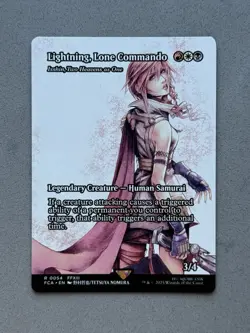 Lightning, Lone Commando 0054 FCA - MTG Final Fantasy Showcase Non Foil - NM - Image 1