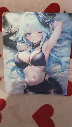 LARGE HARD COVER BINDER FURINA GENSHIN IMPACT GODDESS STORY HOLDS 180/360 CARDS - Image 2