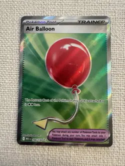Pokemon TCG Mega Evolutions Air Balloon Pokemon Tool Card 166/132 NM - Image 1