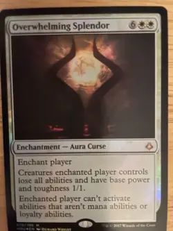 Overwhelming Splendor Foil Near Mint MTG Hour of Devastation Magic the Gathering - Image 1
