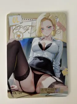 Android 18 OL-01 Illustration Femme Fatale Card Set Dragon Ball - Image 1