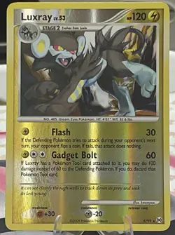 Luxray 5/99 Platinum Arceus Reverse Holo Rare Pokemon Card 2009 NM Condition - Image 1