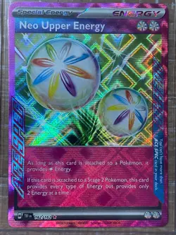 Pokemon TCG Neo Upper Energy 162/162 Temporal Forces Ace Spec Energy Card - Image 1