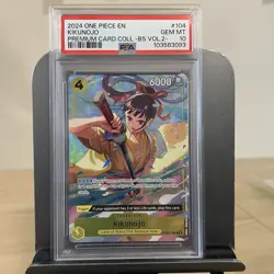 Kikunojo Premium Card Collection Best Vol. 2 OP06-104 One Piece PSA 10 - Image 1