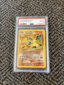 Pokemon TCG Charizard Base Set Holo Unlimited Rare Card 4/102 - Image 1