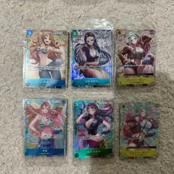 One Piece Mini Tin Vol 2 Set of All 6 Promo Foil Cards Asia Exclusive SEALED - Image 1