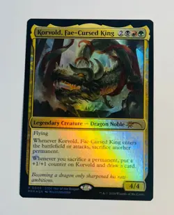 Foil Korvold, Fae-Cursed King APAC 2024 Year of the Dragon Promo MTG - Image 1