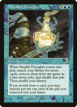 Parallel Thoughts Scourge NM Blue Rare MAGIC THE GATHERING MTG CARD ABUGames - Image 1