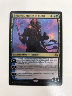 Tezzeret Master of Metal Foil MTG Magic the Gathering Card NM Near Mint AER - Image 1