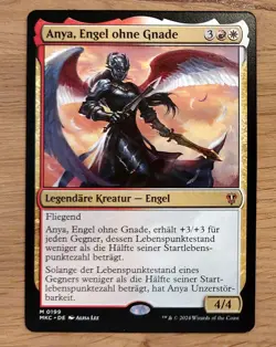 Mtg Magic: Anya, Engel ohne Gnade / Merciless Angel, DEUTSCH, Mint, Legende - Image 1