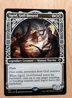 MTG Magic: Sigrid die Gotterbegnadete, God-Favored, English Removal - Image 1