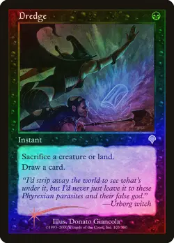 Dredge FOIL Invasion NM Black Uncommon MAGIC THE GATHERING MTG CARD ABUGames - Image 1