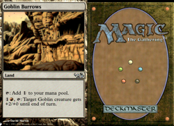 Magic the Gathering -MTG-Goblin Burrows - Image 1