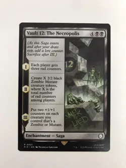 Vault 12 The Necropolis MTG Magic the Gathering Card NM Near Mint Fallout PIP - Image 1