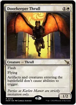 MTG Murders at Karlov Manor Doorkeeper Thrull (Rare) - Image 1