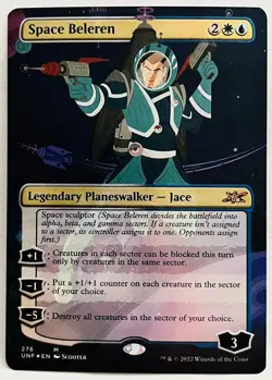 MTG-Space Beleren - FOIL - #276-BORDERLESS- Unfinity (UNF)- NM - Image 1