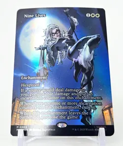 MTG • NINE LIVES 0003 Borderless Foil Mythic • Marvel Spider-Man Magic M/NM - Image 1