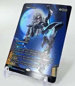 MTG • NINE LIVES 0003 Borderless Foil Mythic • Marvel Spider-Man Magic M/NM - Image 2