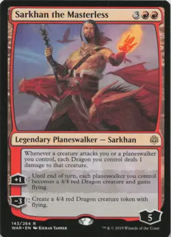 Sarkhan the Masterless R War of the Spark 143 LP-NM MTG - Image 1