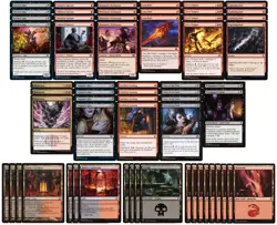 Tier 1 Rakdos Madness Pauper Deck - Red Black - Very Powerful - 60 Card MTG!!! - Image 1