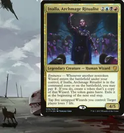 Inalla Archmage Ritualist Commander EDH WIZARDS Deck - MTG Ready-to-Play GRIXIS - Image 1