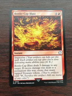 1x BOTTLE-CAP BLAST - Fallout - MTG - Magic the Gathering - Image 1