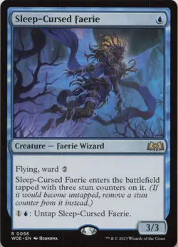 Sleep-Cursed Faerie R Wilds of Eldraine 66 LP-NM - Image 1