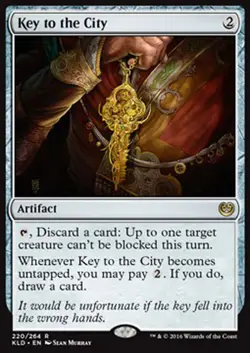 MTG KEY TO THE CITY EXC - CHIAVE DELLA CITTA - KLD - MAGIC - Image 1