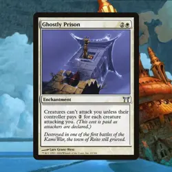 1x GHOSTLY PRISON - Kamigawa/COmmander - MTG - NM - Magic The Gathering - Image 1