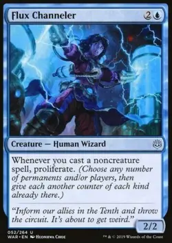 1x FLUX CHANNELER - War of the SParks - MTG - Magic the Gathering - Image 1