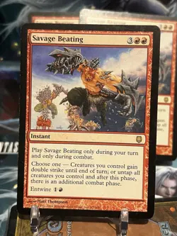 MTG | Savage Beating [Darksteel] NF LP - Image 1