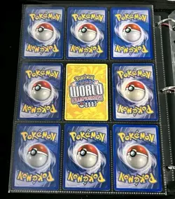 Pokemon Collection Mixed 🔥 Lot of Cards w/ Binder Pages Vaporeon EX - Image 2