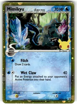 Pokemon TCG SWSH: Sword & Shield Promo Cards #SWSH136 Mimikyu (Delta Species) - Image 1