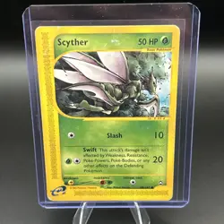 Pokemon VINTAGE Scyther - Pokemon TCG - Aquapolis - Non Holo 106/147 - MP Card - Image 1