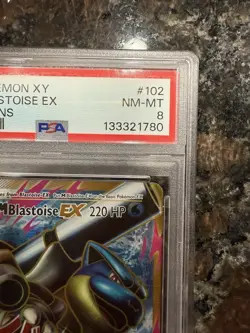 2016 POKEMON XY EVOLUTIONS FA M BLASTOISE EX #102 EVOLUTIONS PSA 8 NM-MT - Image 4